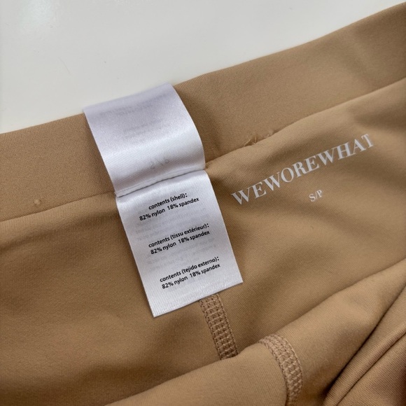 WeWoreWhat Beige High Rise Mini Skort Size Small, New with Tags! NWT - Picture 5 of 10